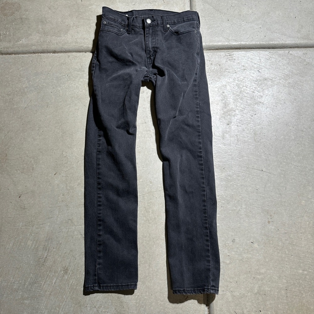 Levi's 511 Slim‎ Fit Jeans Mens 29x32 Black Washed Denim 04511-1907 Pants